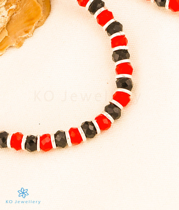 The Mauktika Silver Pearl & Coral Bangles (Size 2.4) — KO Jewellery