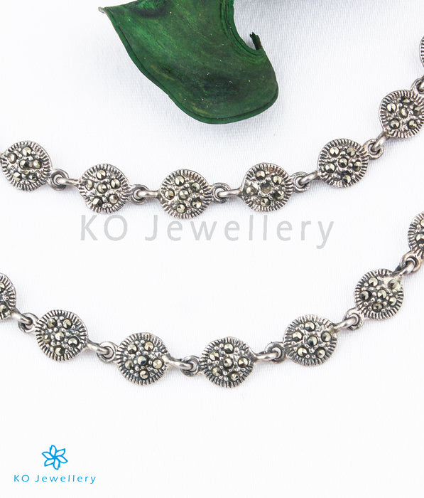 The Sparkle Silver Marcasite Anklets