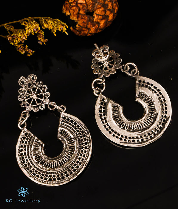 The Boroque Silver Earrings