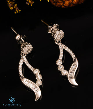 The Luna Sparkle Silver Earrings