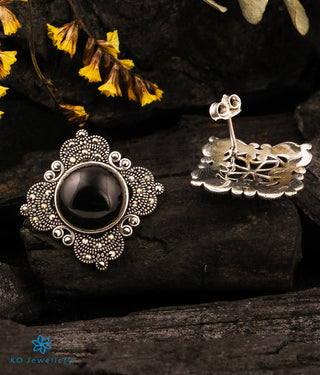 The Nora Silver Marcasite Earrings