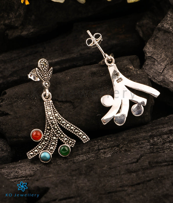 The Pretty Colour Silver Marcasite Earrings