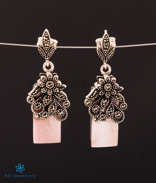 The Circassian Silver Marcasite Earrings