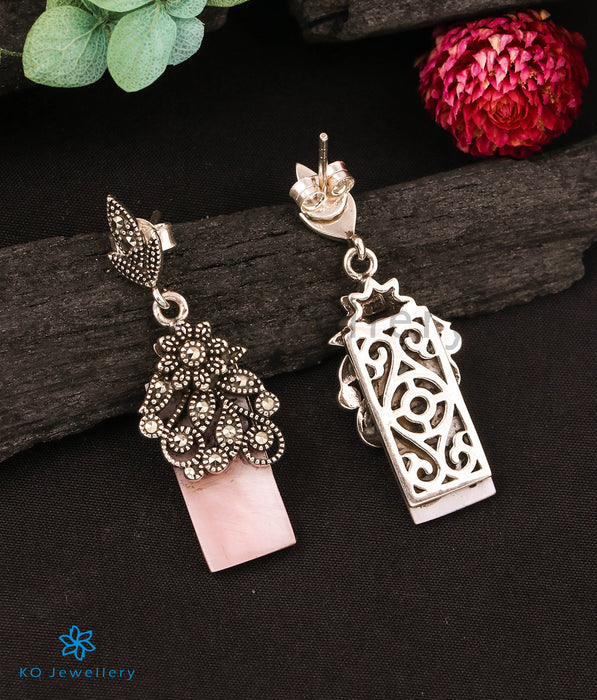 The Circassian Silver Marcasite Earrings