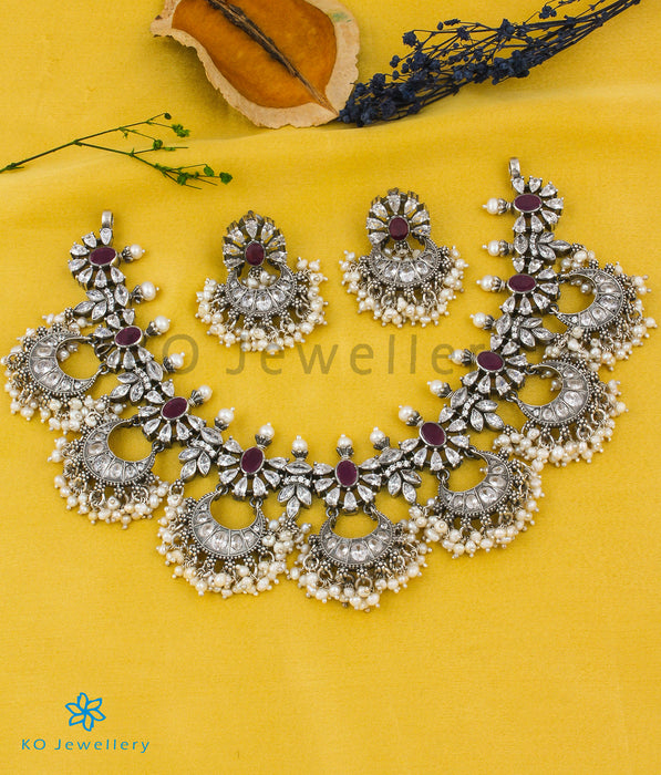 The Kamalini Silver Pearl Necklace