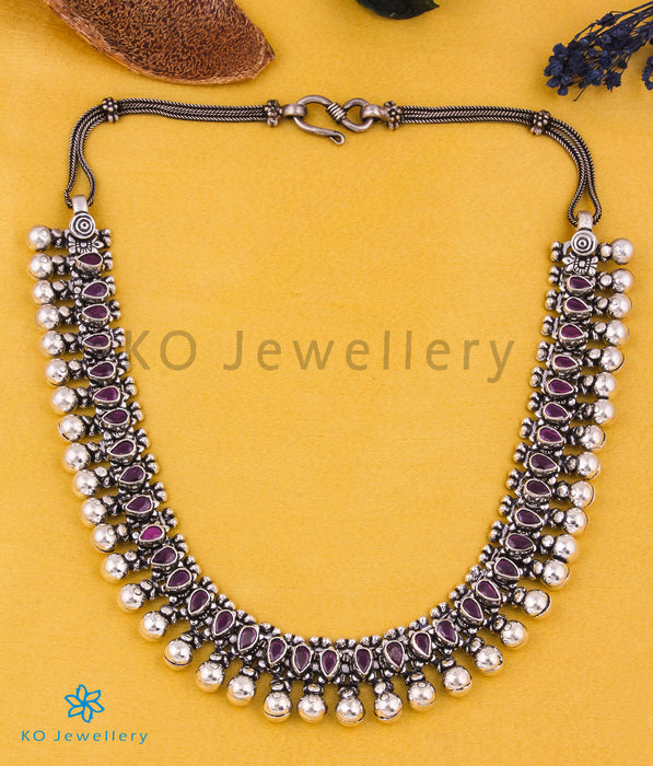 The Nivit Silver Gemstone Necklace