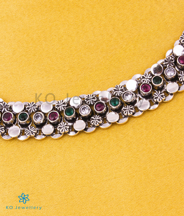 The Sourabh Silver Gemstone Necklace