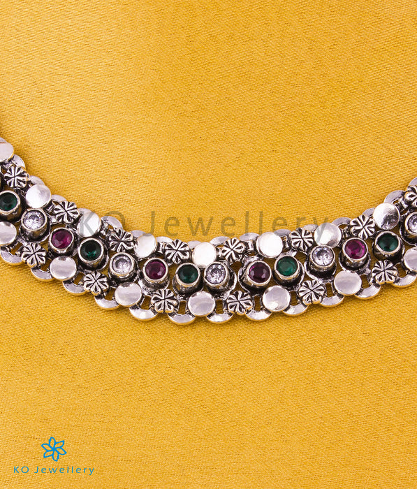 The Sourabh Silver Gemstone Necklace