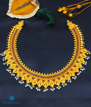 The Mayur Silver Peacock Necklace