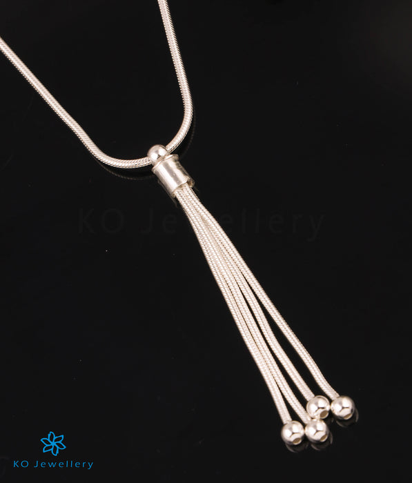 The Tassel Silver Necklace