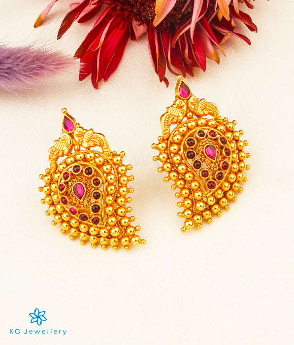 Buy Karatcart Copper 24K Goldplated Purple Stone Drop Earrings Set For  Women Online at Best Prices in India  JioMart