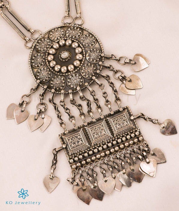 The Paromita Silver Antique Necklace