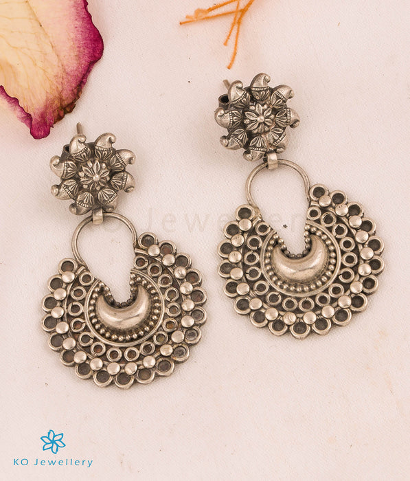 The Ravina Antique Silver Earrings