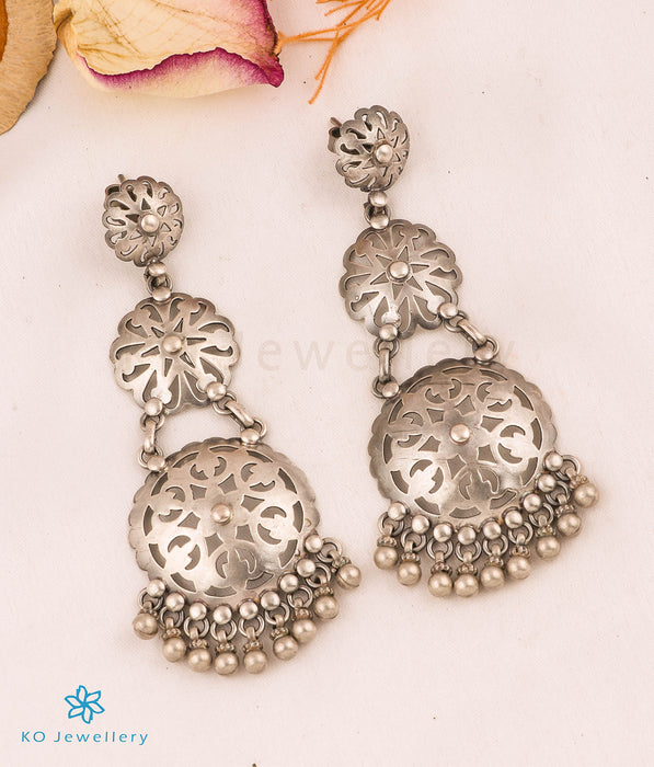 The Aniksha Antique Silver Earrings