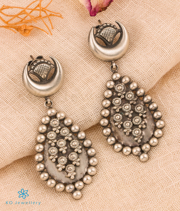 The Ahan Antique Silver Earrings