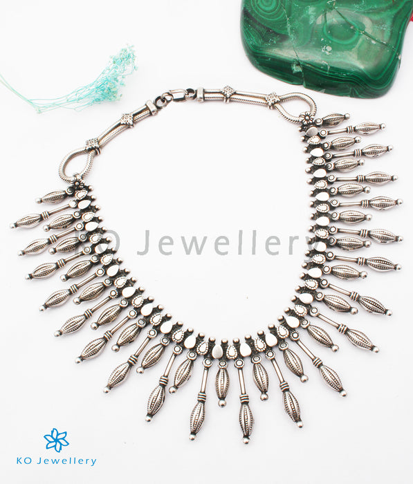 The Ajeya Antique Silver Necklace