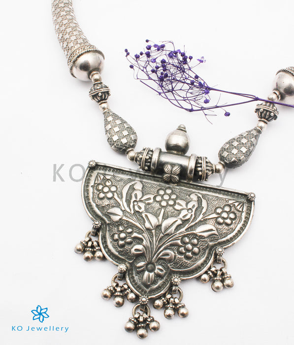 The Kriti Antique Silver Necklace