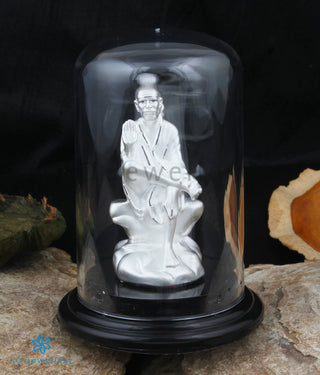 The Nitya Sai Baba 999 Pure Silver Idol