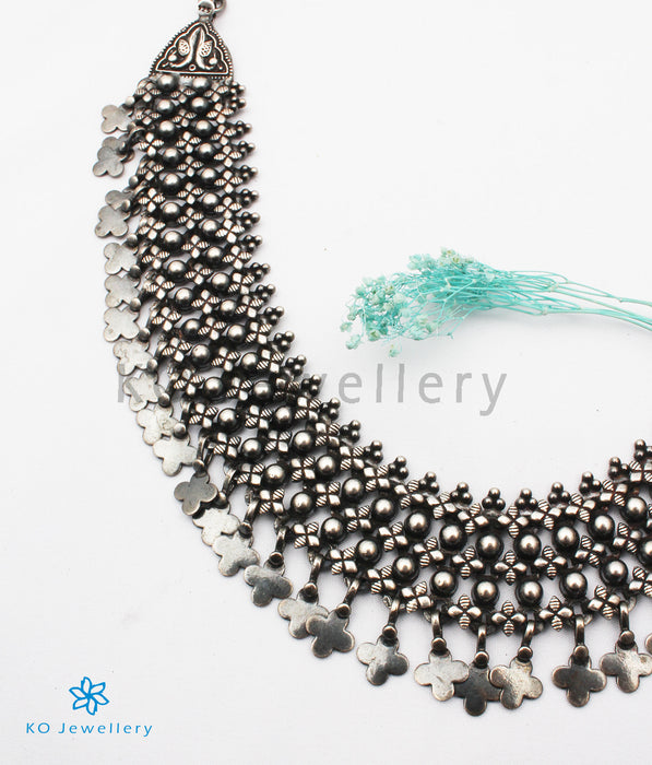 The Aadya Antique Silver Necklace