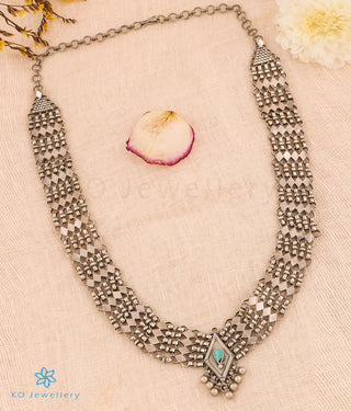 The Diti Silver Antique Mesh Necklace
