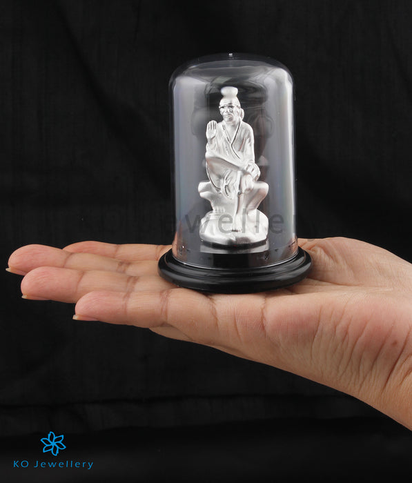 The Bhalchandra 999 Pure Silver Ganesha Idol