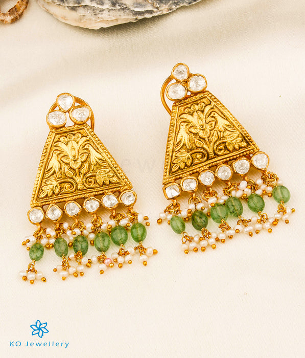 The Sukriti Silver Kundan Earrings