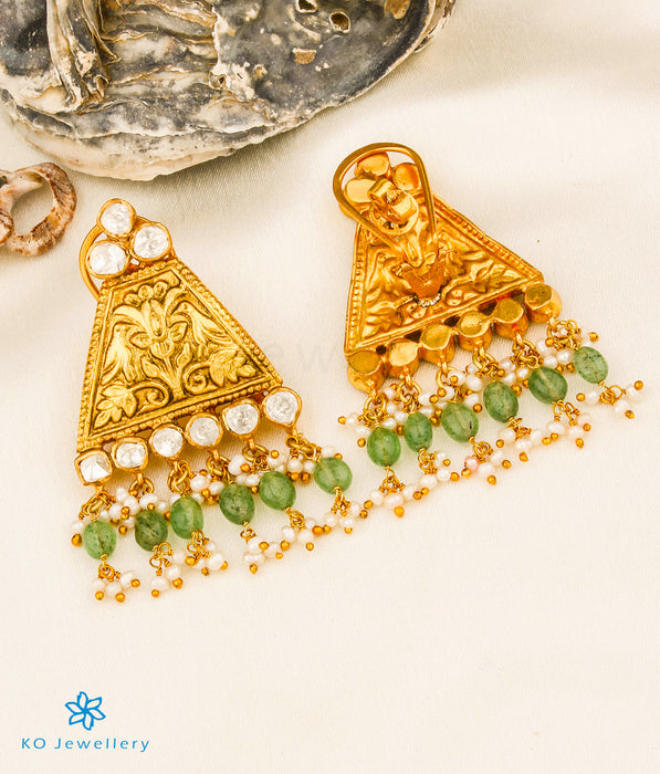 The Sukriti Silver Kundan Earrings