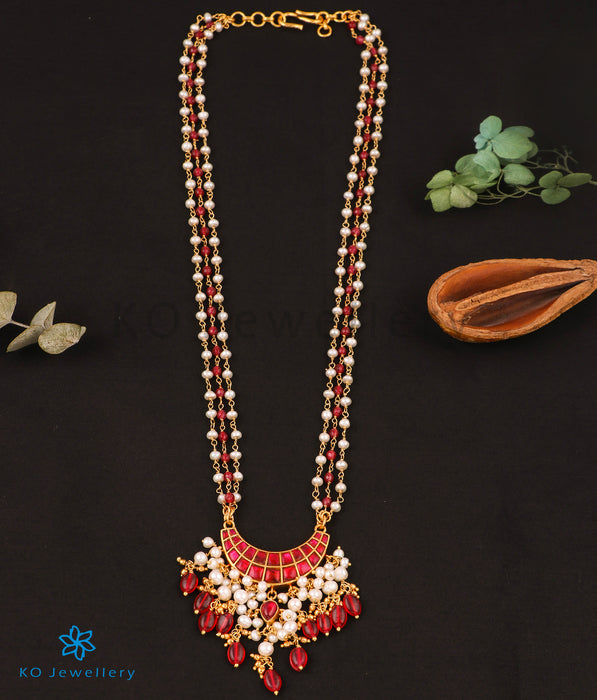 The Chandni Antique Silver Kundan Necklace