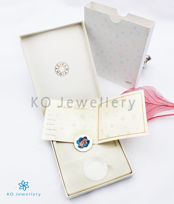 The Blessings 999 Pure Silver Coin for newborns(Boy)
