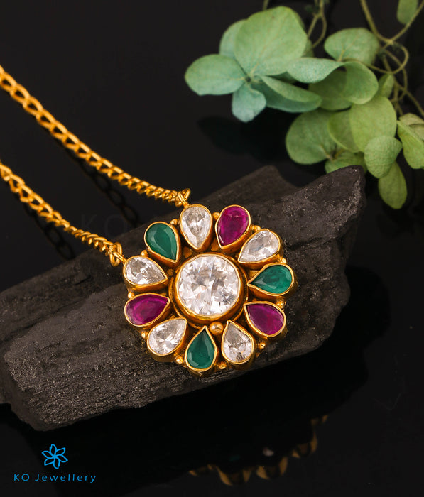 The Ekiya Silver Gemstone Necklace (White)