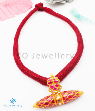 The Tarana Silver Jadau Necklace(Small)