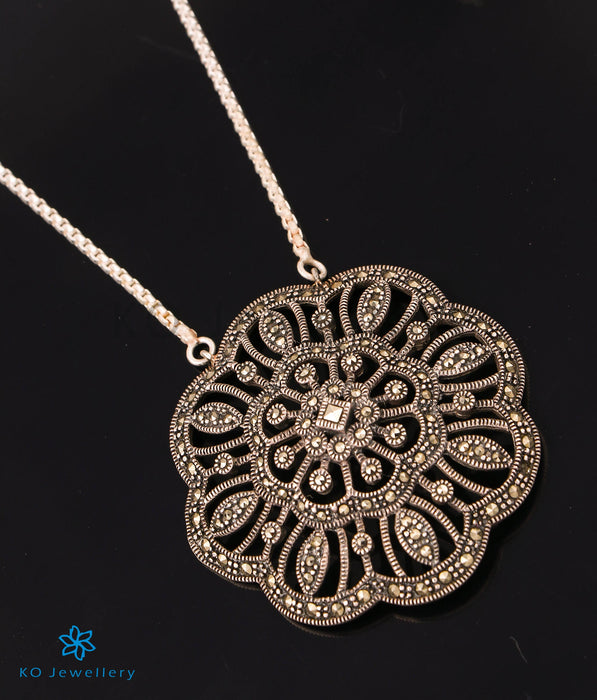 The Idana Silver Marcasite Necklace