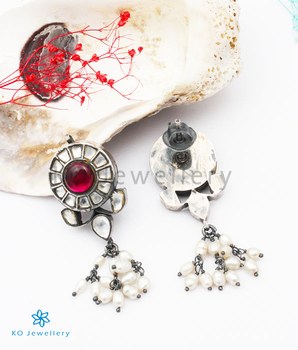 The Inayat Silver Kundan Earrings