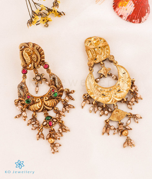 The Vanaja Silver Lakshmi Kundan-Jadau Necklace & Earrings