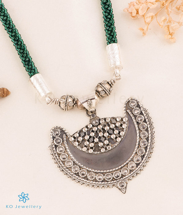 Vintage Silver & Coral Prayer Box Necklace, Yemen | Beadparadise.com