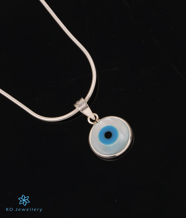 Buy Lucky Evil Eye Necklace in Silver Evil Eye Necklaces