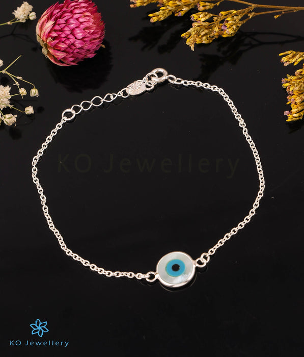 The Mandala Evileye Silver Bracelet