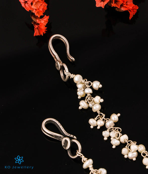 Lakshmi Earrings with Ear Chain  South Inida Jewels