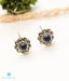 Gemstone studded 925 earrings, COD available, Worldwide shipping