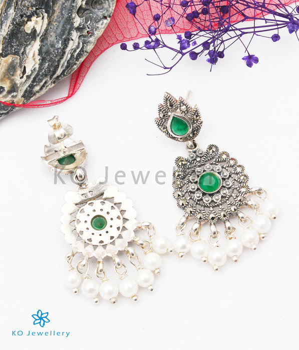 The Thea  Silver Marcasite Earrings