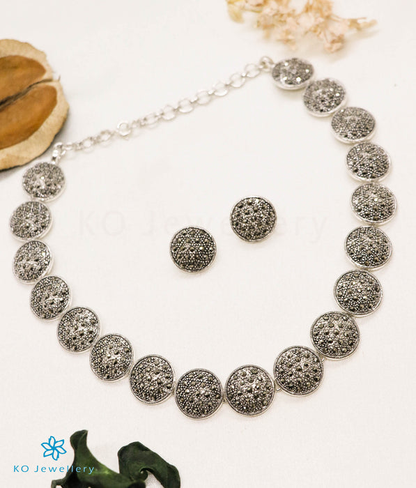 Daily Wear Silver Jewellery, Marcasite Silver Jewellery Online, Buy KO Sterling Silver 925 Jewellery Online	