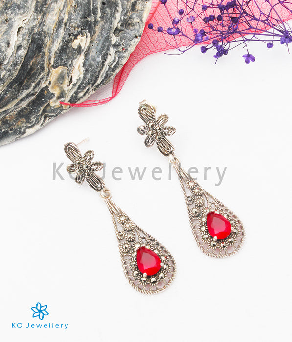 The Kimberly Silver Marcasite Earrings