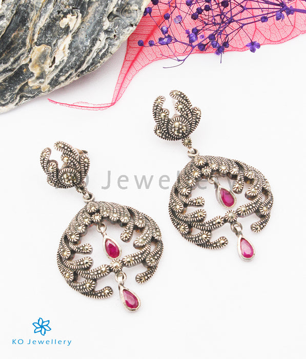 The Olivia Silver Marcasite Earrings