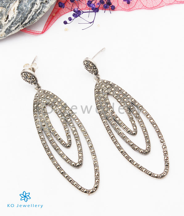 The Camilla Silver Marcasite Earrings
