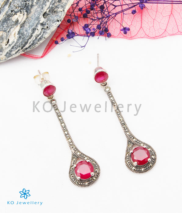 The Kate Silver Marcasite Earrings