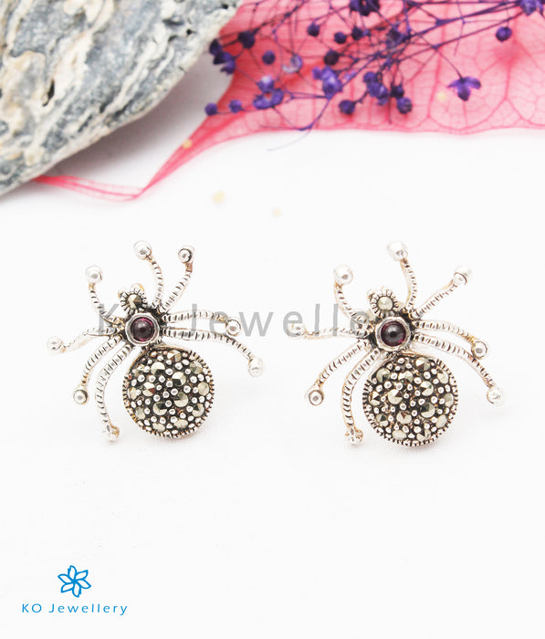 The Itsy Spider Silver Earrings