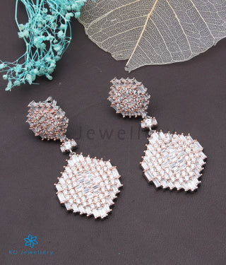Copy of INdiranagar stock Silver Earrings - rose gold 8