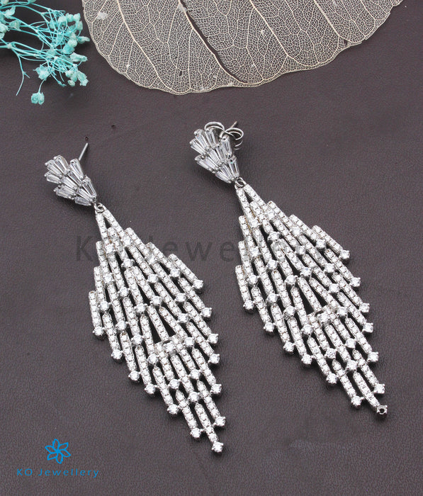 The Lilian Cocktail Silver Earrings