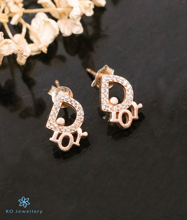 The Dior Silver Rose-Gold Earrings