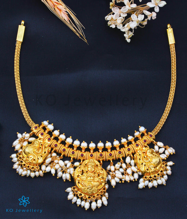 The Namrata Lakshmi Silver Necklace